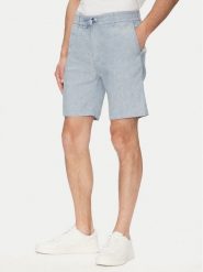 BOSS Szorty materiałowe 50536863 Niebieski Tapered Fit. Niebieskie szorty męskie Boss, bez wzorów, z materiału. Za 329.99 zł.