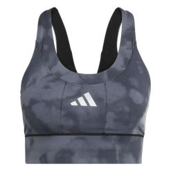 Biustonosz dla kobiet adidas adi365. Czarne biustonosze sportowe damskie Adidas, bez wzorów, z materiału. Za 233.70 zł.