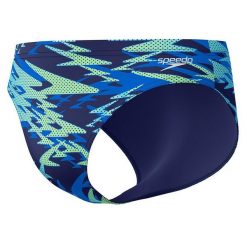 Kąpielówki męskie Speedo Hyperboom Print Brief. Niebieskie kąpielówki męskie Speedo, m, bez wzorów, na fitness i siłownię. Za 135.99 zł.