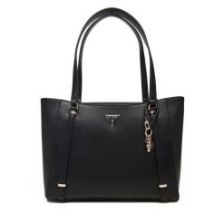 Torebka Guess. Czarne torebki klasyczne damskie Guess, z aplikacjami, bez dodatków. Za 519.99 zł.