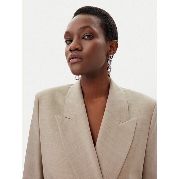 Kolczyki Patrizia Pepe. Szare kolczyki damskie Patrizia Pepe, srebrne. Za 309.99 zł.