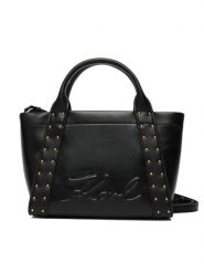 KARL LAGERFELD Torebka B1W30262 Czarny. Czarne torebki klasyczne damskie Karl Lagerfeld, bez wzorów, ze skóry, bez dodatków. Za 849.99 zł.