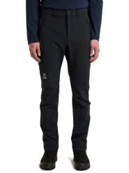 Haglöfs Spodnie softshellowe "Morän" w kolorze czarnym rozmiar: 52. Czarne spodnie materiałowe męskie Haglöfs, z poliamidu. Za 314.01 zł.