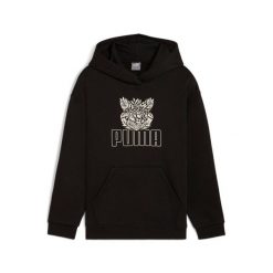 Dziewczęca bluza z kapturem Puma Tropicat. Czarne bluzy z nadrukiem damskie Puma, m, z dżerseju. Za 213.70 zł.