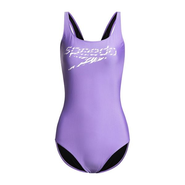 Strój kąpielowy jednoczęściowy damski Speedo Logo Deep U-Back. Białe stroje jednoczęściowe damskie Speedo, xs, bez wzorów. Za 89.99 zł.