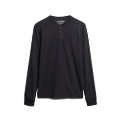 Koszulka Superdry Classic Essential Grandad. Szare koszulki męskie z długim rękawem Superdry., m. Za 199.50 zł.