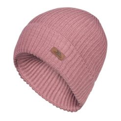 Czapka Unisex Dla Dorosłych Dornan Beanie. Fioletowe czapki męskie Trespass, z aplikacjami, z materiału. Za 54.99 zł.