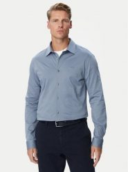 BOSS Koszula Mysoft 50519748 Niebieski Regular Fit. Niebieskie koszule męskie Boss, m, bez wzorów, z bawełny, bez kołnierzyka, bez ramiączek. Za 499.99 zł.