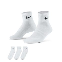 Skarpety Everyday Cushion Ankle 3 Pary. Białe skarpetki męskie Nike, bez wzorów. Za 49.00 zł.