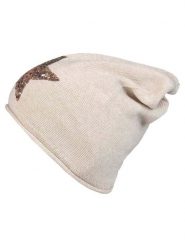 Zwillingsherz Czapka beanie w kolorze beżowym rozmiar: onesize. Brązowe czapki zimowe damskie Zwillingsherz, z kaszmiru. Za 83.42 zł.