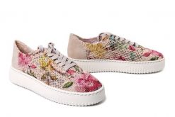 RIEKER N9919-91 multi, półbuty damskie. Półbuty damskie Rieker, bez wzorów, bez obcasa. Za 279.92 zł.