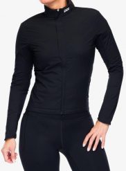 Kurtka rowerowa damska POC Thermal Splash Jacket. Czarne kurtki damskie POC, na zimę, l, bez wzorów, z włókna, bez kaptura. Za 929.45 zł.