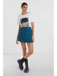 Rich & Royal Spódnica w kolorze niebieskim rozmiar: 36. Niebieskie spódniczki damskie Rich & Royal, bez wzorów, mini. Za 144.92 zł.