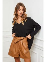 So Cachemire Sweter "Epural" w kolorze czarnym rozmiar: L. Czarne swetry klasyczne damskie So Cachemire, l, z kaszmiru, bez kołnierzyka. Za 199.45 zł.