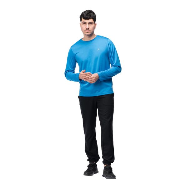 T-shirt Męski Z Długim Rękawem Trening Lope. Niebieskie t-shirty męskie MARTES ESSENTIALS, m, bez wzorów, z materiału, bez kołnierzyka. Za 55.99 zł.
