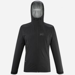 Kurtka przeciwdeszczowa męska Millet Fitz Roy Jkt M. Czarne kurtki męskie Millet, m, bez wzorów, sportowe, bez kaptura. Za 799.00 zł.
