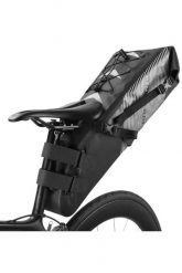 Torba rowerowa Flashtail. Czarne torebki klasyczne damskie ROCKBROS, bez wzorów, z nylonu, duże, z nadrukiem, bez dodatków. Za 279.99 zł.