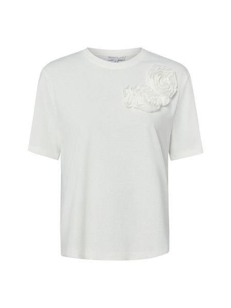 Marie Lund Koszulka Kobiety Bawełna (100%) biały, L. Białe t-shirty damskie Marie Lund, l, z aplikacjami, z bawełny, bez kołnierzyka. Za 89.95 zł.