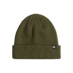 Czapka z mankietem dla Mężczyzn ROUTINE Zielony. Niebieskie czapki męskie Quiksilver, bez wzorów, z materiału, sportowe. Za 199.00 zł.
