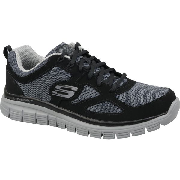 Buty sportowe męskie Skechers Burns Agoura. Czarne buty sportowe na co dzień męskie Skechers, z materiału, bez zapięcia. Za 199.99 zł.