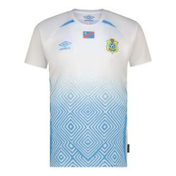 Koszulka wyjazdowa DR Konga MŚ 2026. Białe t-shirty sportowe męskie Umbro, l, z materiału, bez ramiączek, do piłki nożnej. Za 69.00 zł.
