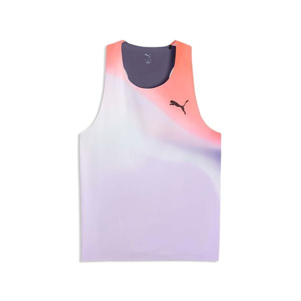 Koszulka Bez Rękawów Puma M Lightspeed Ultraweave Graphic Singlet Dorośli. Niebieskie t-shirty sportowe męskie Puma, m, z elastanu, bez ramiączek, do biegania. Za 401.99 zł.