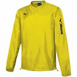Kurtka Mizuno Team sendai tra rain. Żółte kurtki męskie Mizuno, m, bez wzorów, z materiału, bez kaptura. Za 119.10 zł.