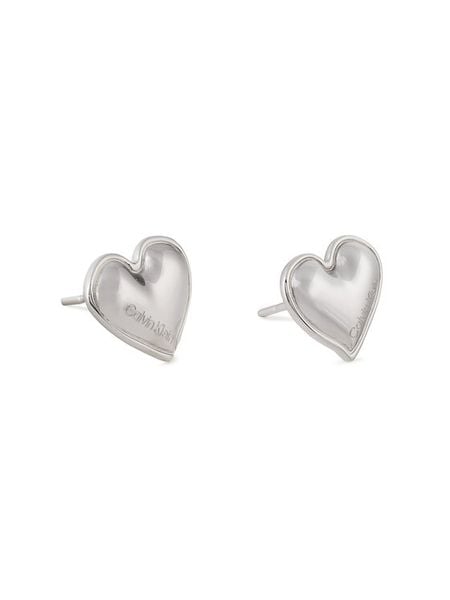 Calvin Klein Kolczyki 35000301 Srebrny. Szare kolczyki damskie CALVIN KLEIN, metalowe. Za 269.99 zł.
