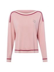 Liu Jo Collection Sweter z dzianiny Kobiety Sztuczne włókno różowy, XS. Czerwone swetry klasyczne damskie Liu Jo Collection, xs, z dzianiny, bez kołnierzyka. Za 279.95 zł.