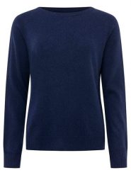 Zwillingsherz Kaszmirowy sweter w kolorze granatowym rozmiar: S. Niebieskie swetry klasyczne damskie Zwillingsherz, s, z kaszmiru, bez kołnierzyka. Za 339.37 zł.