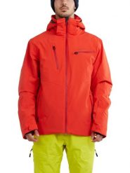 Kurtka narciarska męska Telluride Jacket. Czerwone kurtki męskie Fundango, na zimę, m, bez wzorów, z dresówki, z kapturem. Za 599.00 zł.
