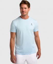 Koszulka sportowa męska Comfort. Czerwone t-shirty sportowe męskie NORDICDOTS, m, z bawełny, bez ramiączek, tenisowe. Za 190.00 zł.
