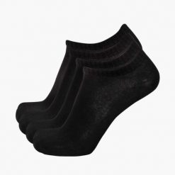 Skarpety sportowe Swedemount Ankle Socks 4-Pack. Czarne skarpetki damskie SWEDEMOUNT, bez wzorów. Za 59.99 zł.