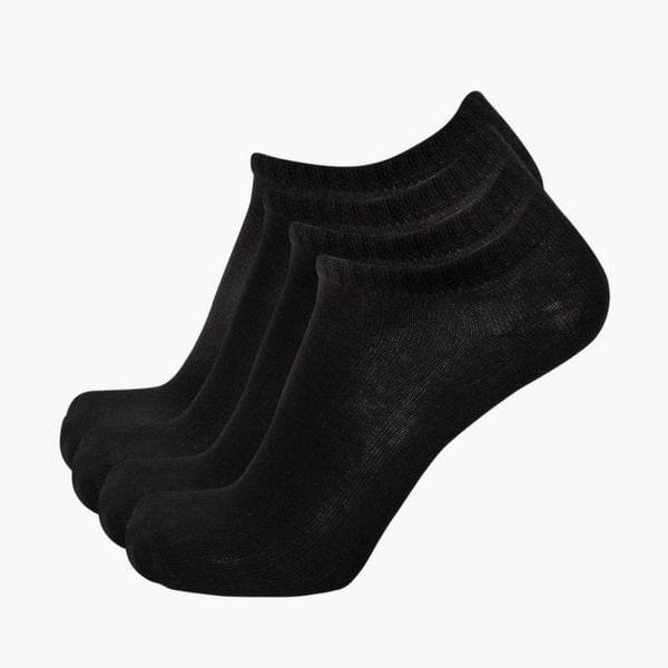 Skarpety sportowe Swedemount Ankle Socks 4-Pack. Czarne skarpetki damskie SWEDEMOUNT, bez wzorów. Za 59.99 zł.