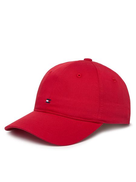 Tommy Hilfiger Czapka z daszkiem Th Flag Soft 6 Panel Cap AW0AW17781 Czerwony. Czerwone czapki z daszkiem damskie Tommy Hilfiger, bez wzorów, z bawełny. Za 169.99 zł.