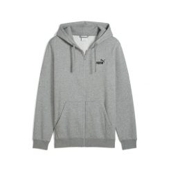 Męska rozpinana bluza z kapturem Essentials z logo No. 1 PUMA. Szare bluzy z kapturem męskie Puma, m. Za 239.00 zł.