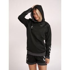 Damska bluza z kapturem Hummel hmlLEAD poly. Czarne bluzy sportowe damskie HUMMEL, xs, bez wzorów, z polaru, bez ramiączek, z kapturem. Za 190.00 zł.