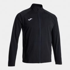 Kurtka z dresu Joma Doha II. Czarne kurtki męskie Joma, xl, bez wzorów, z dresówki, sportowe, bez kaptura. W wyprzedaży za 182.90 zł.