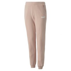 Spodnie Do Joggingu Dla Dziewczynki Alpha. Czerwone spodnie materiałowe damskie Puma, bez wzorów, z bawełny, z podwyższonym stanem, moda ciążowa. Za 111.99 zł.