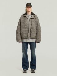 G-Star Kurtka przejściowa w kolorze szarym rozmiar: S. Szare kurtki damskie G-Star, s, bez wzorów, bez kaptura. Za 434.95 zł.