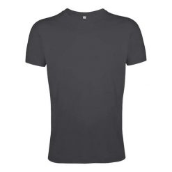 Koszulka Regent Slim Unisex Dla Dorosłych. Szare bluzki damskie SOL'S, s, bez wzorów, sportowe, bez kołnierzyka, bez ramiączek. Za 36.99 zł.