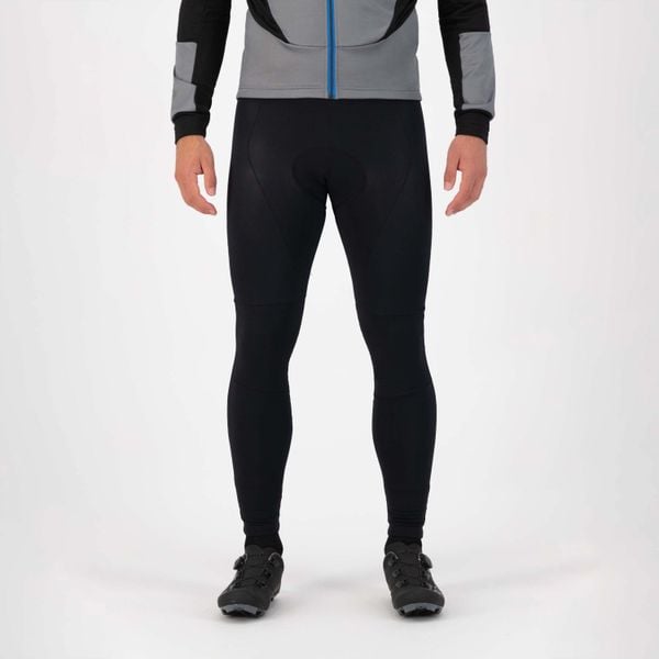 Spodnie rowerowe męskie Rogelli Essential z wkładką żelową. Czarne spodnie materiałowe męskie Rogelli, bez wzorów, sportowe. W wyprzedaży za 250.00 zł.