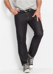 Dżinsy regular fit, straight. Niebieskie jeansy męskie bonprix. Za 109.99 zł.