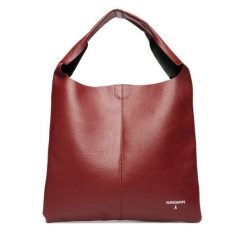 Torebka Patrizia Pepe. Czerwone torebki klasyczne damskie Patrizia Pepe, bez wzorów, bez dodatków. Za 1,289.00 zł.