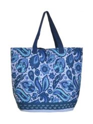 BLE Shopper bag w kolorze niebieskim - 43 x 42 x 20 cm rozmiar: onesize. Niebieskie shopper bag damskie BLE, bez wzorów, z materiału, na ramię, bez dodatków. Za 55.95 zł.