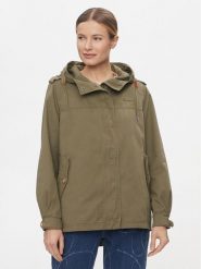 Pepe Jeans Parka Sally PL402319 Zielony Regular Fit. Zielone parki damskie Pepe Jeans, s, bez wzorów, z bawełny. Za 629.99 zł.