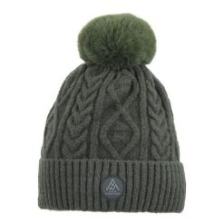 Czapka Peak Mountain Montchat. Zielone czapki zimowe damskie Peak Mountain. Za 70.00 zł.