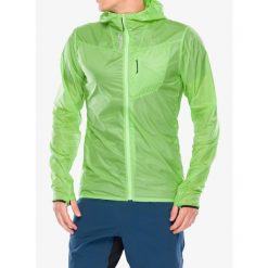 Kurtka przeciwwiatrowa męska Inov-8 Windshell. Zielone kurtki męskie Inov-8, m, bez wzorów, bez kaptura. Za 349.99 zł.