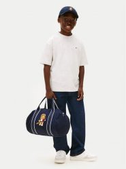 Tommy Hilfiger T-Shirt Essential Archive KB0KB09646 Szary Regular Fit. Szare t-shirty chłopięce Tommy Hilfiger, bez wzorów, z bawełny, bez ramiączek. Za 109.99 zł.