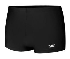 Bokserki pływackie męskie Aqua Speed Niko. Czarne kąpielówki męskie Aqua-Speed, m, bez wzorów, z materiału, na fitness i siłownię. Za 64.99 zł.